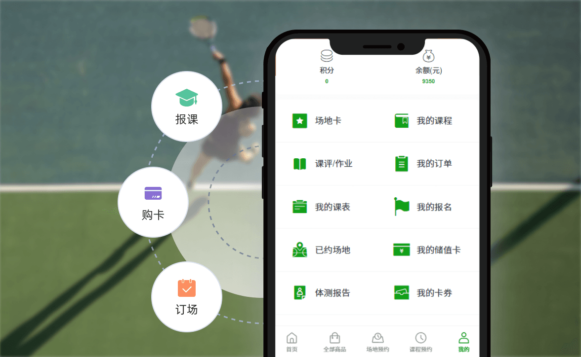 全域会员生态功能界面